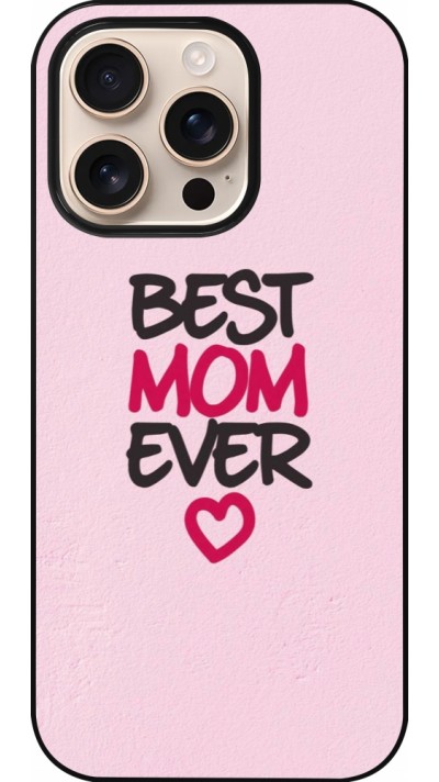 iPhone 16 Pro Case Hülle - Mom 2023 best Mom ever pink