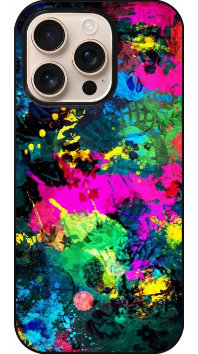 iPhone 16 Pro Case Hülle - Splash paint