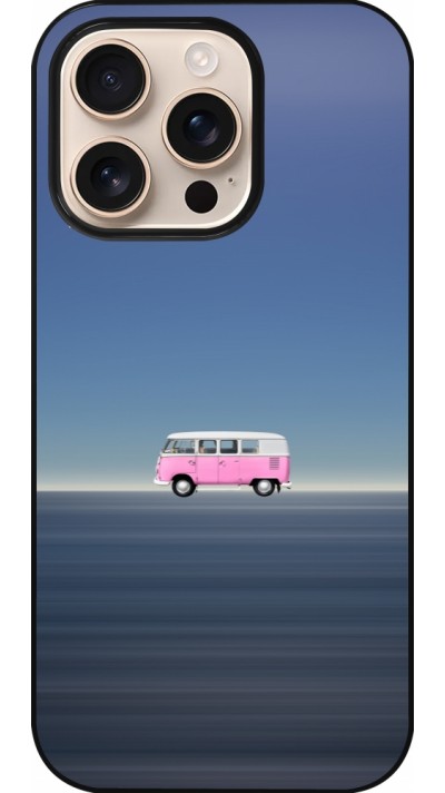 iPhone 16 Pro Case Hülle - Spring 23 pink bus