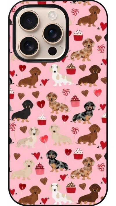 iPhone 16 Pro Case Hülle - Valentine 2024 puppy love