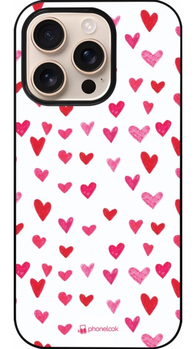 iPhone 16 Pro Case Hülle - Valentine 2022 Many pink hearts