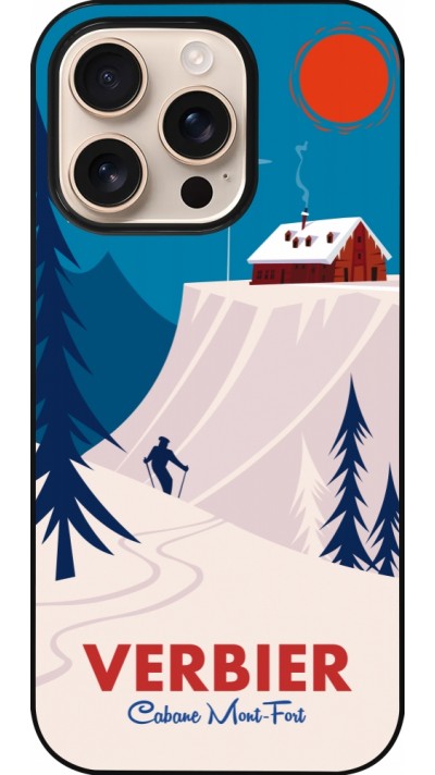 iPhone 16 Pro Case Hülle - Verbier Cabane Mont-Fort