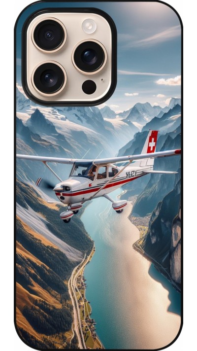 iPhone 16 Pro Case Hülle - Schweizer Alpenflug