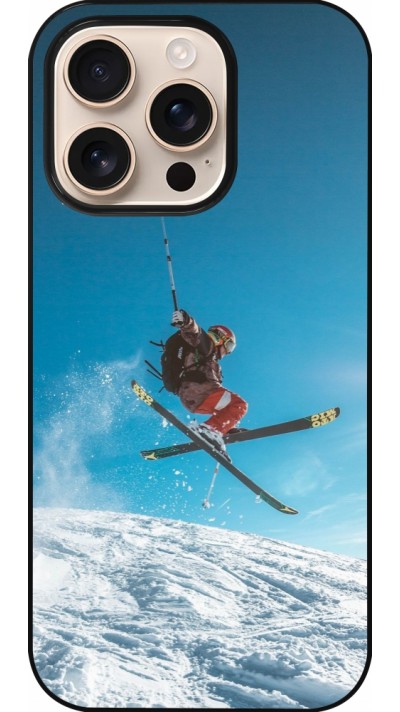 iPhone 16 Pro Case Hülle - Winter 22 Ski Jump