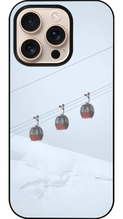 iPhone 16 Pro Case Hülle - Winter 22 ski lift