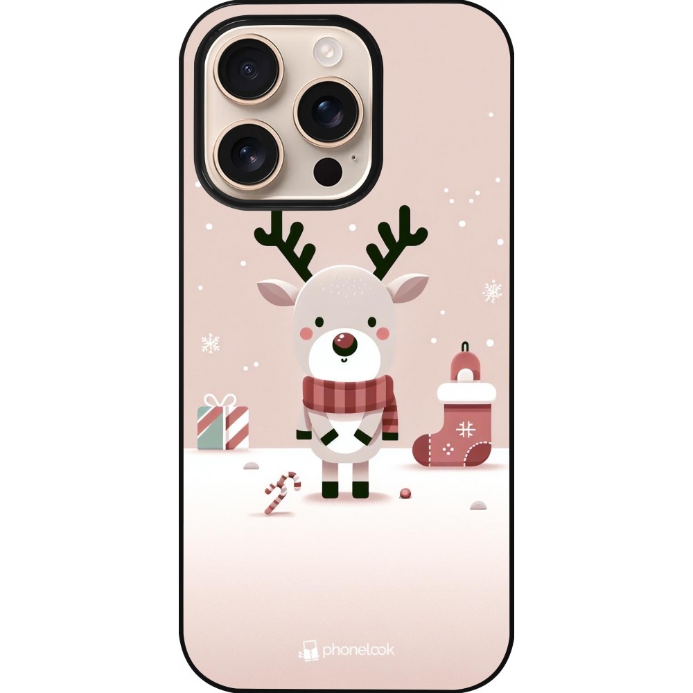 iPhone 16 Pro Case Hülle - Weihnachten 2023 Choupinette Rentier