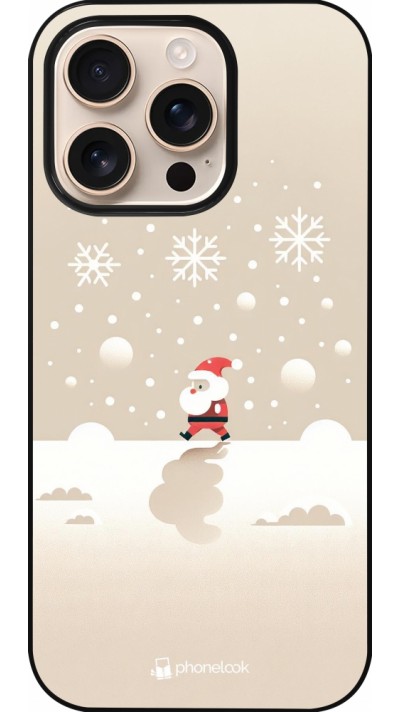 iPhone 16 Pro Case Hülle - Weihnachten 2023 Minimalistischer Weihnachtsmann