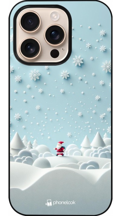 iPhone 16 Pro Case Hülle - Weihnachten 2023 Kleiner Vater Schneeflocke