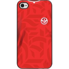 iPhone 4/4s Case Hülle - Tunesien 2022 personalisierbares Fussballtrikot