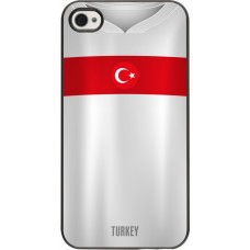 iPhone 4/4s Case Hülle - Türkei personalisierbares Fussballtrikot