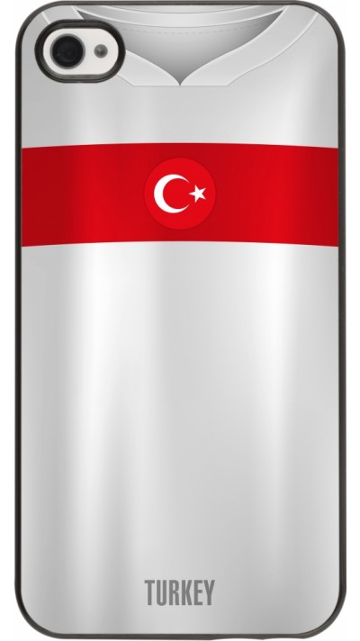 iPhone 4/4s Case Hülle - Türkei personalisierbares Fussballtrikot