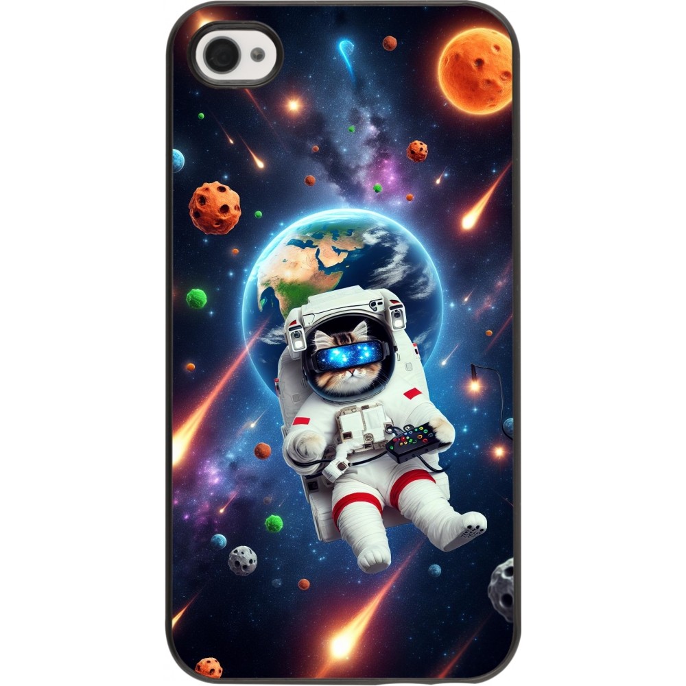 iPhone 4/4s Case Hülle - VR SpaceCat Odyssee