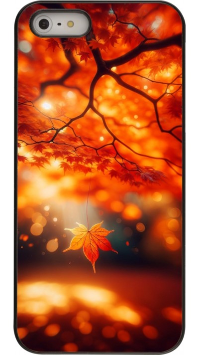 iPhone 5/5s / SE (2016) Case Hülle - Herbst Magisch Orange