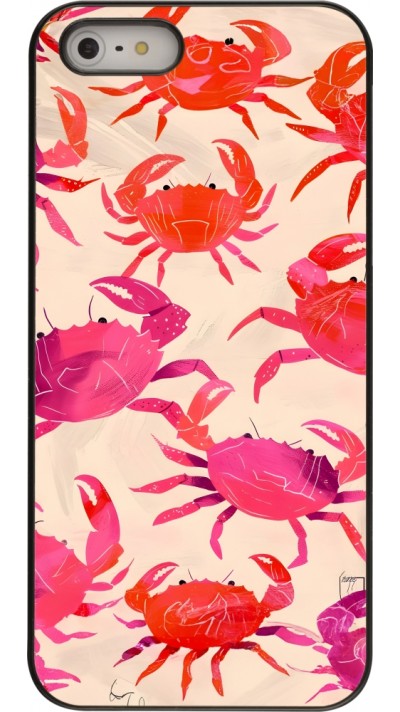 iPhone 5/5s / SE (2016) Case Hülle - Crabs Paint