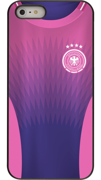 iPhone 5/5s / SE (2016) Case Hülle - Deutschland Away personalisierbares Fussballtrikot