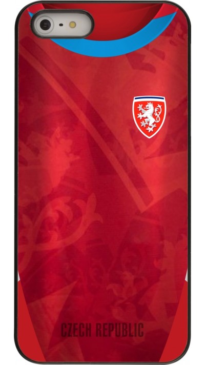 iPhone 5/5s / SE (2016) Case Hülle - Tschechische Republik personalisierbares Fussballtrikot