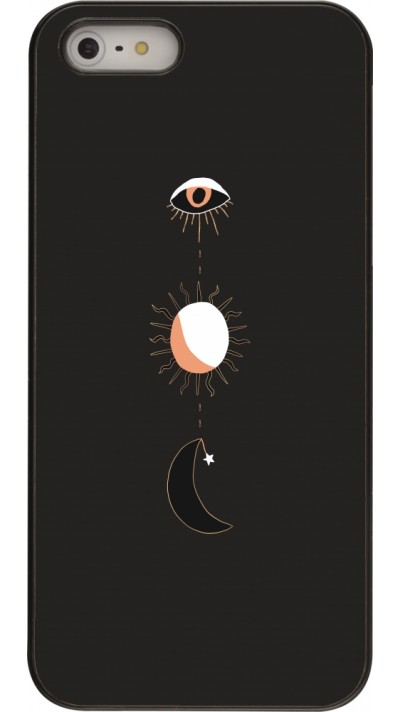 iPhone 5/5s / SE (2016) Case Hülle - Halloween 22 eye sun moon