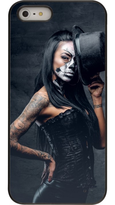 iPhone 5/5s / SE (2016) Case Hülle - Halloween 22 Tattooed Girl