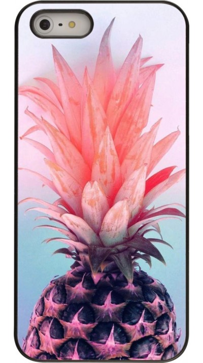 Hülle iPhone 5/5s / SE (2016) - Purple Pink Pineapple