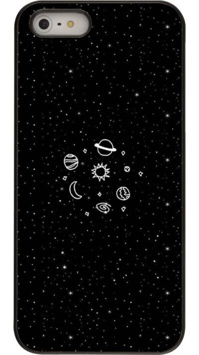Hülle iPhone 5/5s / SE (2016) - Space Doodle