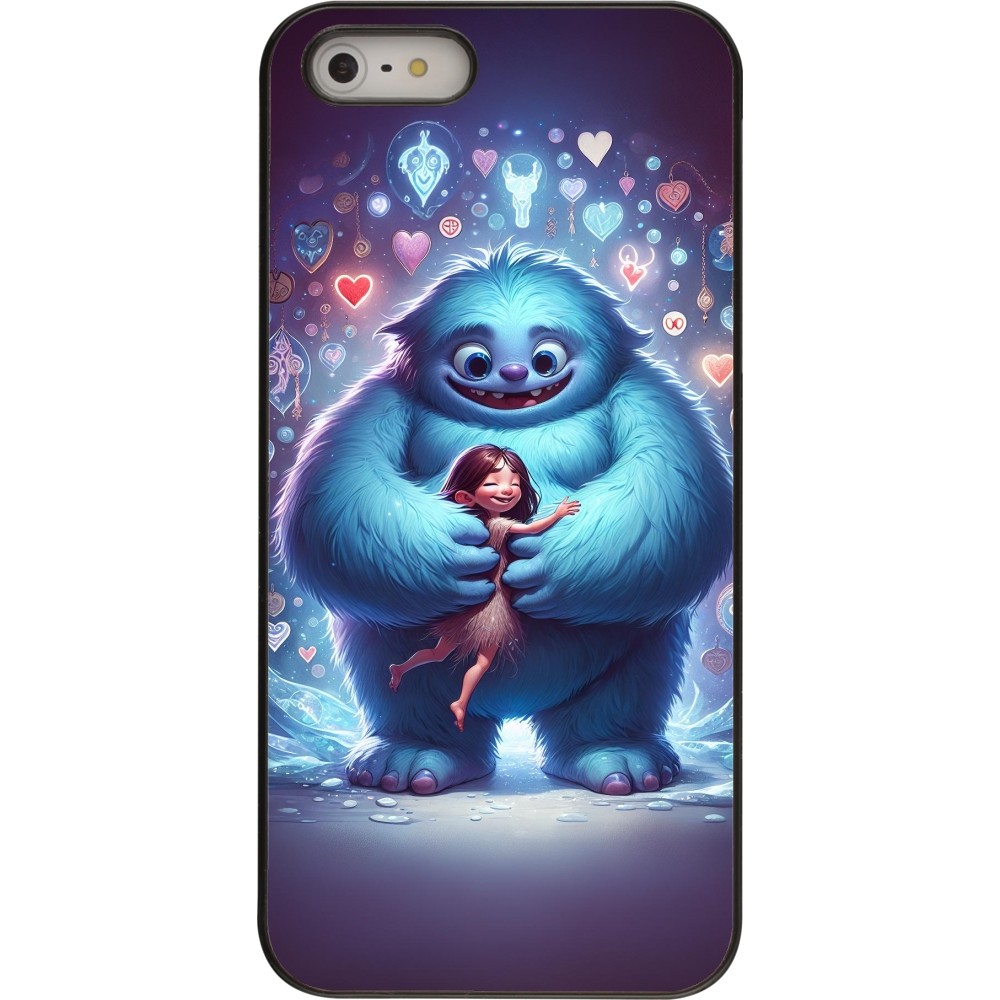 iPhone 5/5s / SE (2016) Case Hülle - Valentin 2024 Flauschige Liebe