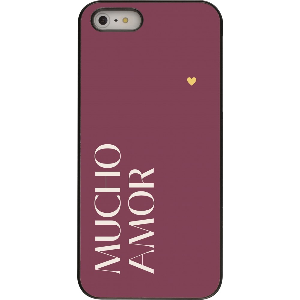 iPhone 5/5s / SE (2016) Case Hülle - Valentine 2024 mucho amor rosado