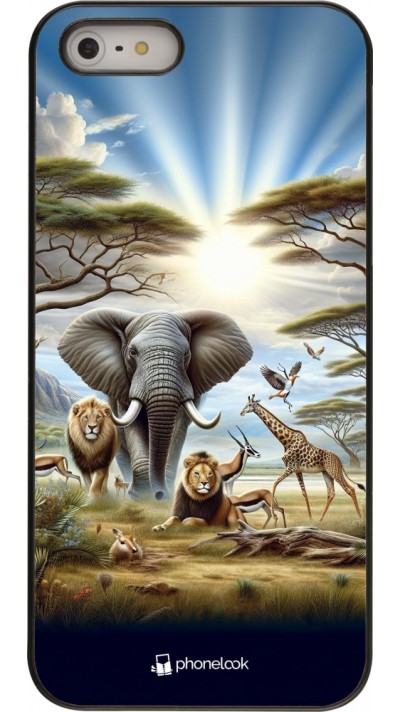 Coque iPhone 5/5s / SE (2016) - Vie sauvage africaine