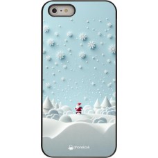 iPhone 5/5s / SE (2016) Case Hülle - Weihnachten 2023 Kleiner Vater Schneeflocke