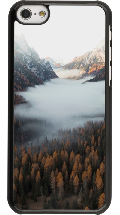 iPhone 5c Case Hülle - Autumn 22 forest lanscape