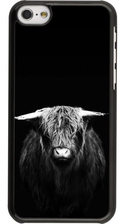 iPhone 5c Case Hülle - Highland calf black