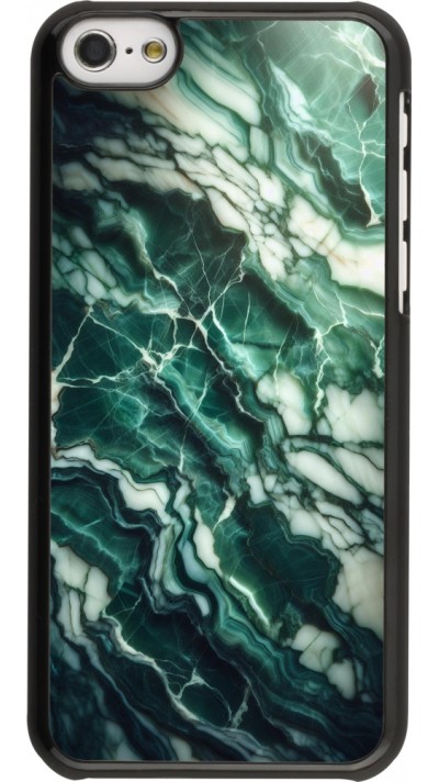 iPhone 5c Case Hülle - Majestätischer grüner Marmor