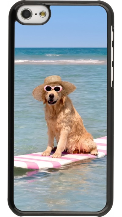 Coque iPhone 5c - Summer Dog on Paddle