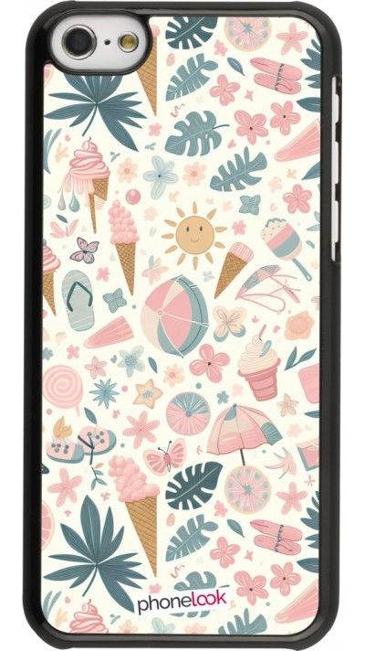 Coque iPhone 5c - Summer Pink Pattern