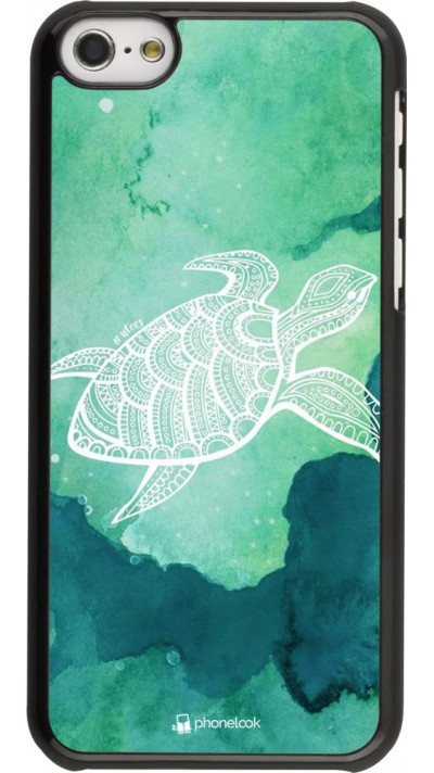 Hülle iPhone 5c - Turtle Aztec Watercolor