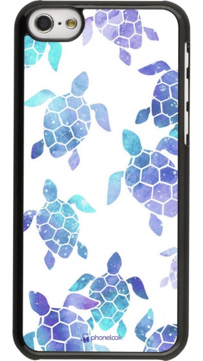 Hülle iPhone 5c - Turtles pattern watercolor