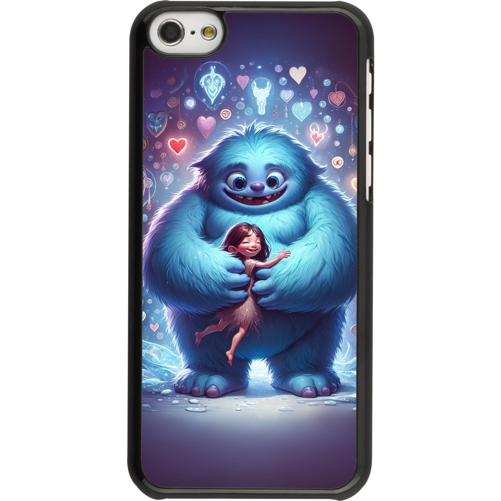 iPhone 5c Case Hülle - Valentin 2024 Flauschige Liebe