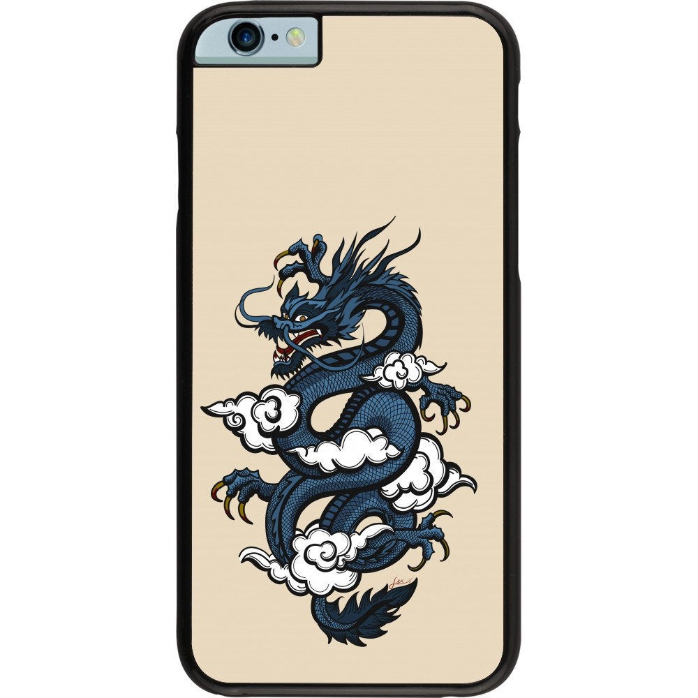 iPhone 6/6s Case Hülle - Blue Dragon Tattoo