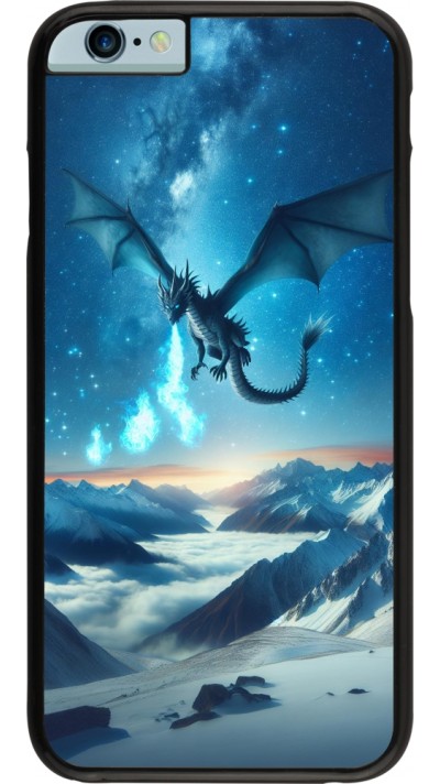 Coque iPhone 6/6s - Dragon nocturne montagne