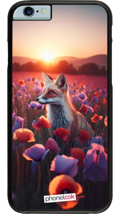 iPhone 6/6s Case Hülle - Purpurroter Fuchs bei Dammerung