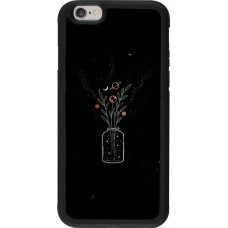 Coque iPhone 6/6s - Silicone rigide noir Vase black