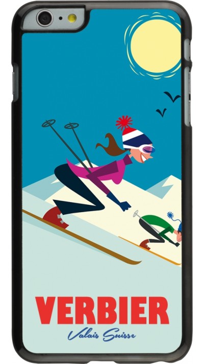 iPhone 6 Plus / 6s Plus Case Hülle - Verbier Ski Downhill