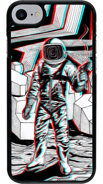 Hülle iPhone 7 / 8 / SE (2020, 2022) - Anaglyph Astronaut