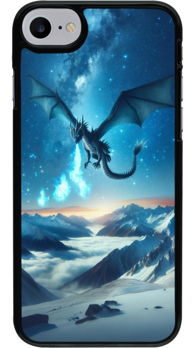 iPhone 7 / 8 / SE (2020, 2022) Case Hülle - Drache nächtliche Berg