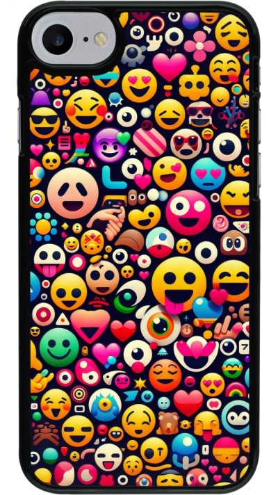 iPhone 7 / 8 / SE (2020, 2022) Case Hülle - Emoji Mix Farbe