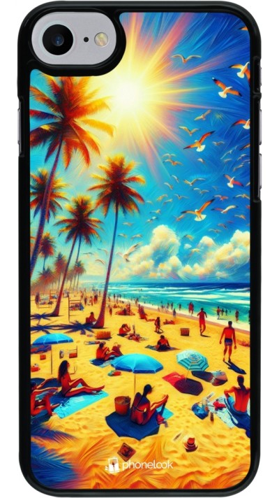 iPhone 7 / 8 / SE (2020, 2022) Case Hülle - Sommer Paradies Farbe