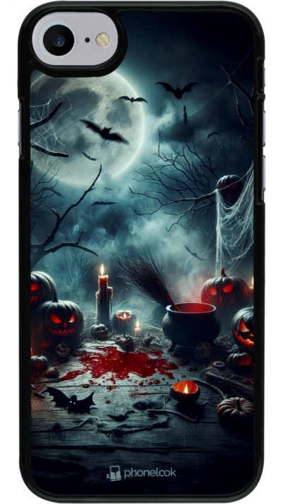 iPhone 7 / 8 / SE (2020, 2022) Case Hülle - Halloween 2024 Dunkler Mond