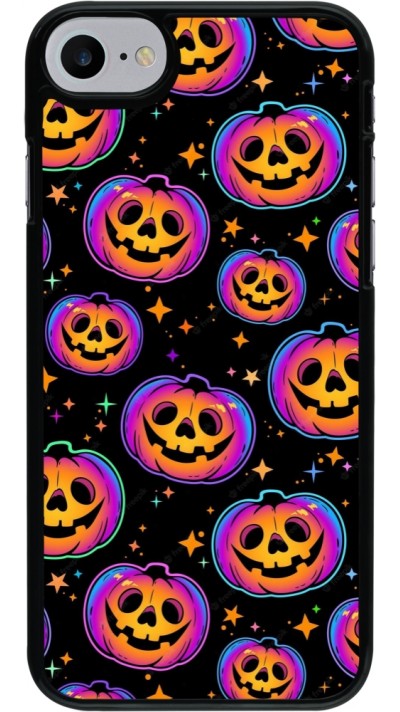 iPhone 7 / 8 / SE (2020, 2022) Case Hülle - Halloween 2024 rainbow pumpkins