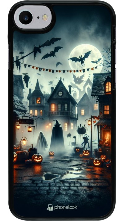 iPhone 7 / 8 / SE (2020, 2022) Case Hülle - Halloween Spukstadt