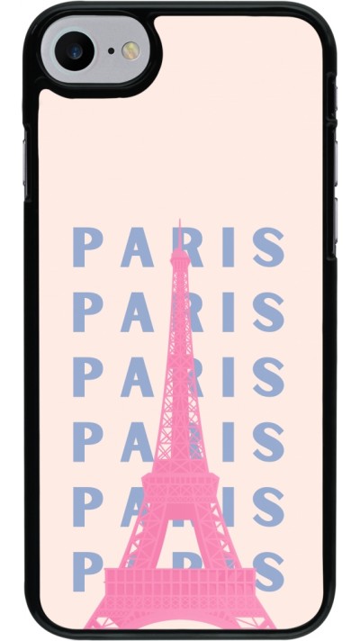 iPhone 7 / 8 / SE (2020, 2022) Case Hülle - Paris Pink Print