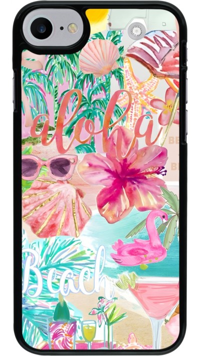 iPhone 7 / 8 / SE (2020, 2022) Case Hülle - Preppy Collage Aloha